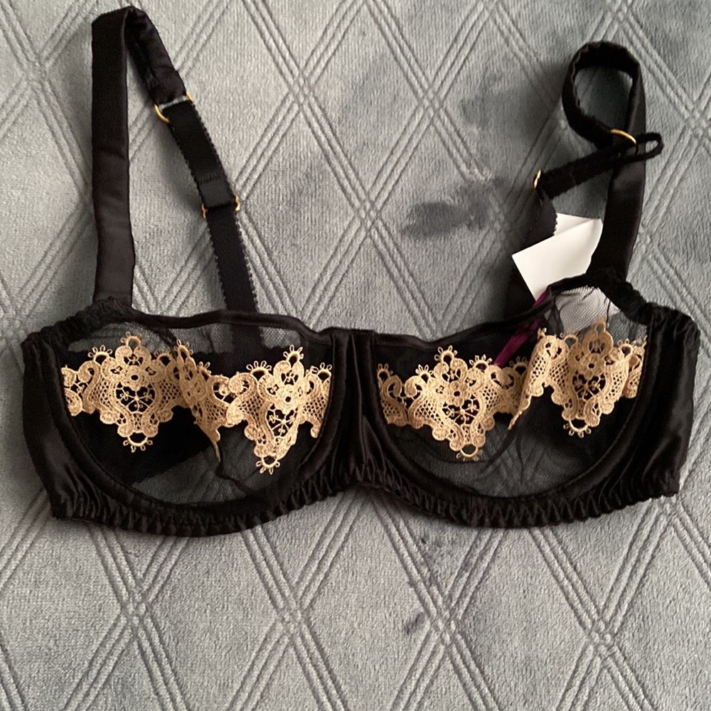 Caviar Balcony Bra 34B - Picture 3 of 8